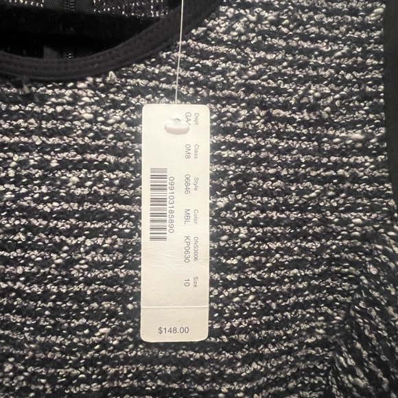 JCREW Tweed Flair Mini Dress Sleeveless Size 10 NWT - Picture 3 of 4